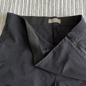 Everlane side zip stretch pants.